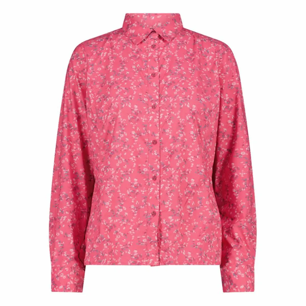 Damen-Langarm-shirt mit geometrischem Druck>CMP Hot