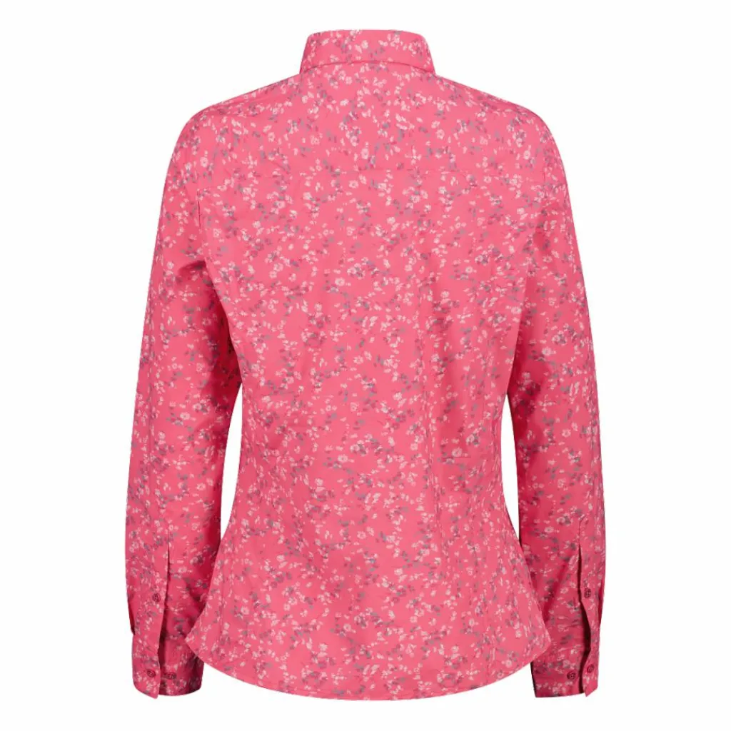 Damen-Langarm-shirt mit geometrischem Druck>CMP Hot