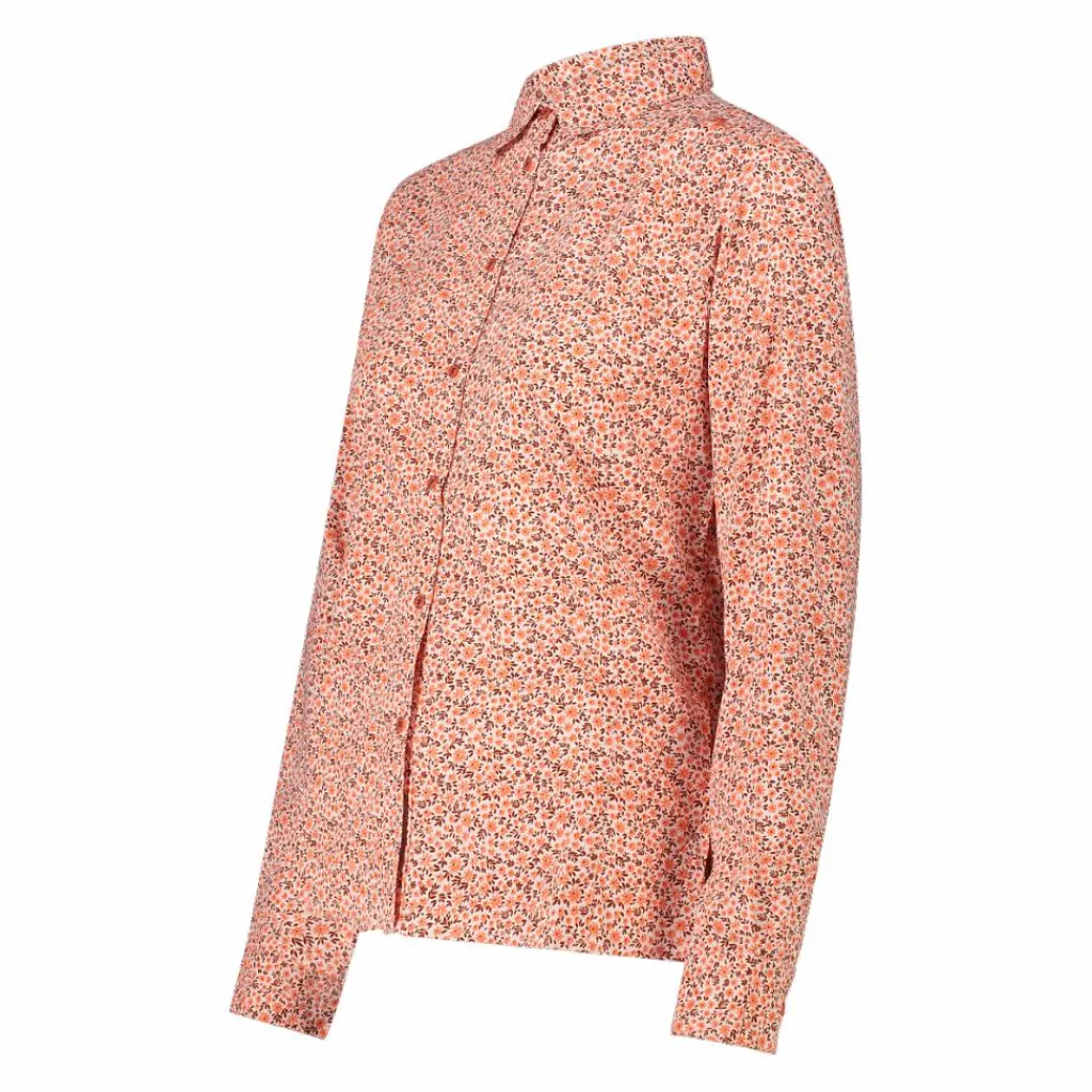 Damen-Langarm-shirt mit geometrischem Druck>CMP Hot