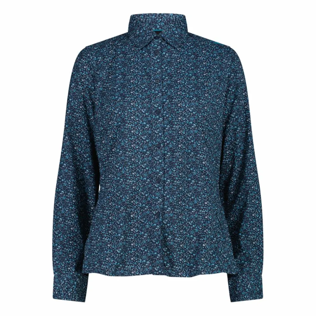Damen-Langarm-shirt mit geometrischem Druck>CMP Hot