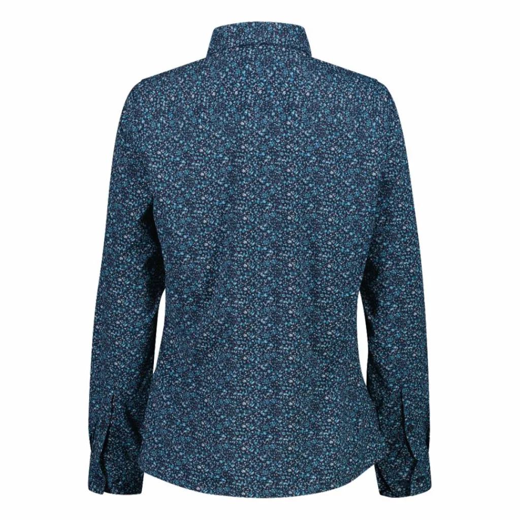 Damen-Langarm-shirt mit geometrischem Druck>CMP Hot