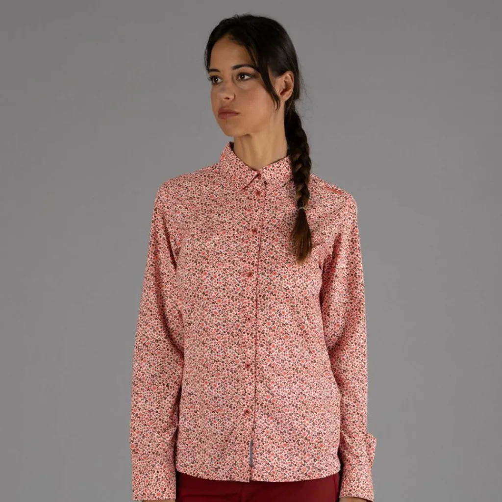 Damen-Langarm-shirt mit geometrischem Druck>CMP Hot