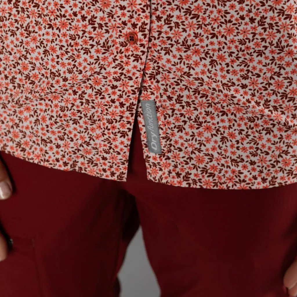 Damen-Langarm-shirt mit geometrischem Druck>CMP Hot