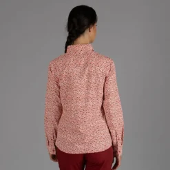 Damen-Langarm-shirt mit geometrischem Druck><noscript><img width=