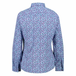 Damen-Langarm-shirt mit geometrischem Druck><noscript><img width=