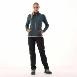 Damen-Merino-Fleecejacke Unlimitech mit Reißverschluss><noscript><img width=