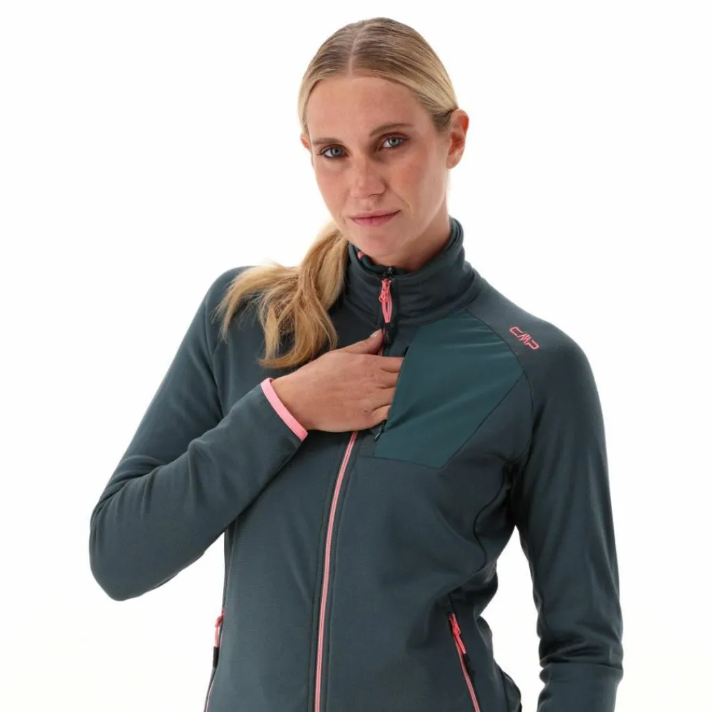 Damen-Merino-Fleecejacke Unlimitech mit Reißverschluss>CMP New