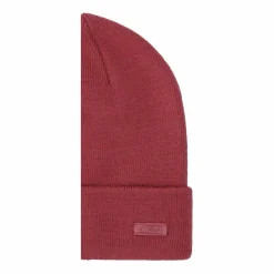 Damenmütze aus Strickstoff mit recyceltem Fleece><noscript><img width=
