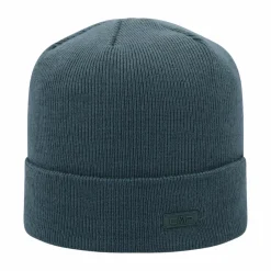Damenmütze aus Strickstoff mit recyceltem Fleece><noscript><img width=