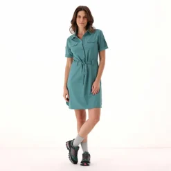 Damen-Polokleid aus Stretchmaterial><noscript><img width=