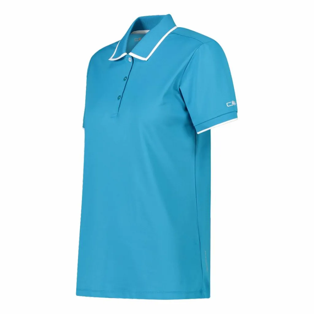 Damen-Poloshirt aus Stretch-Piqué>CMP Hot