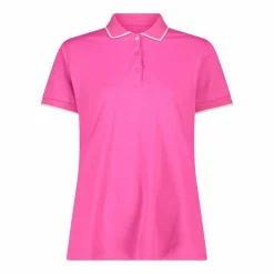 Damen-Poloshirt aus Stretch-Piqué><noscript><img width=