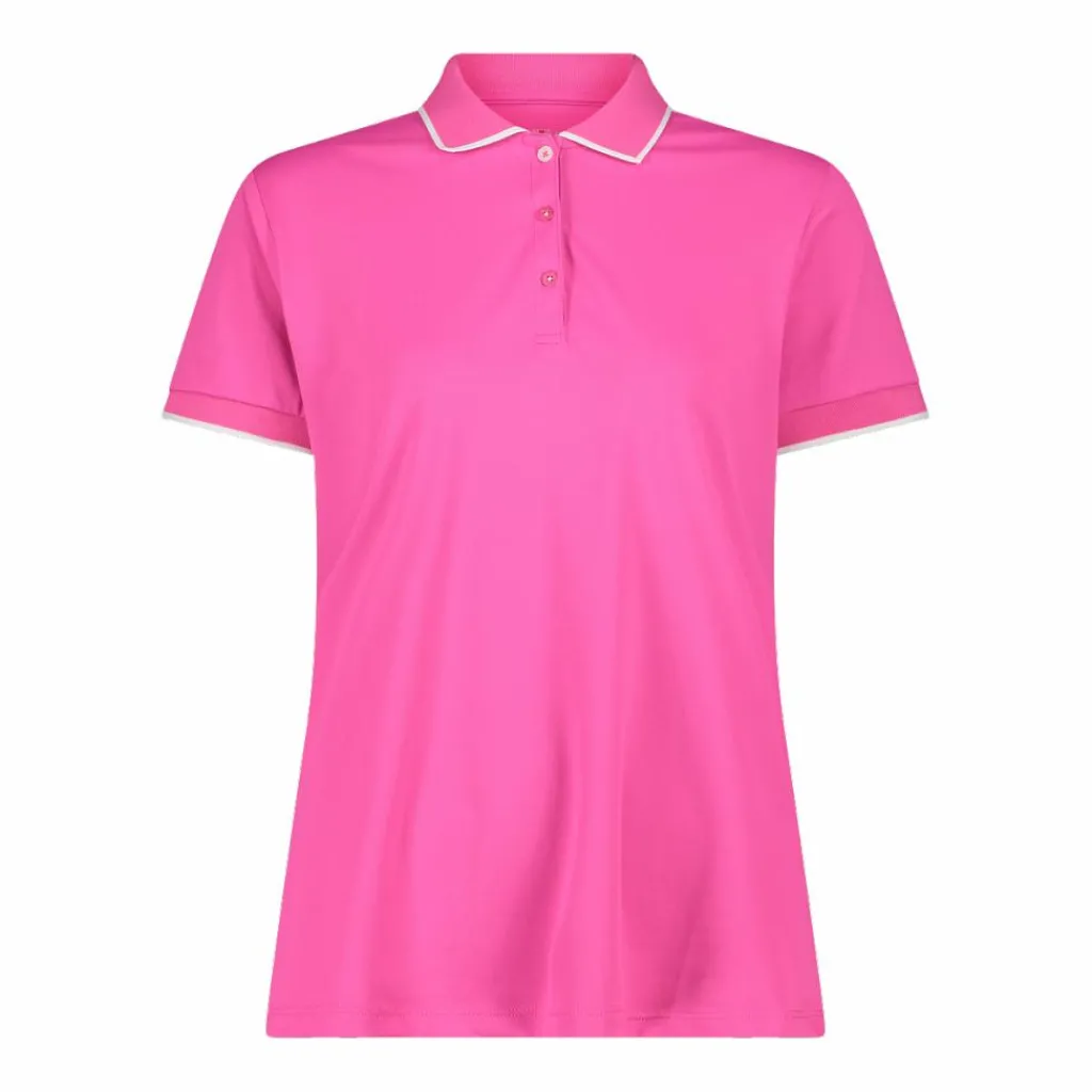 Damen-Poloshirt aus Stretch-Piqué>CMP Hot