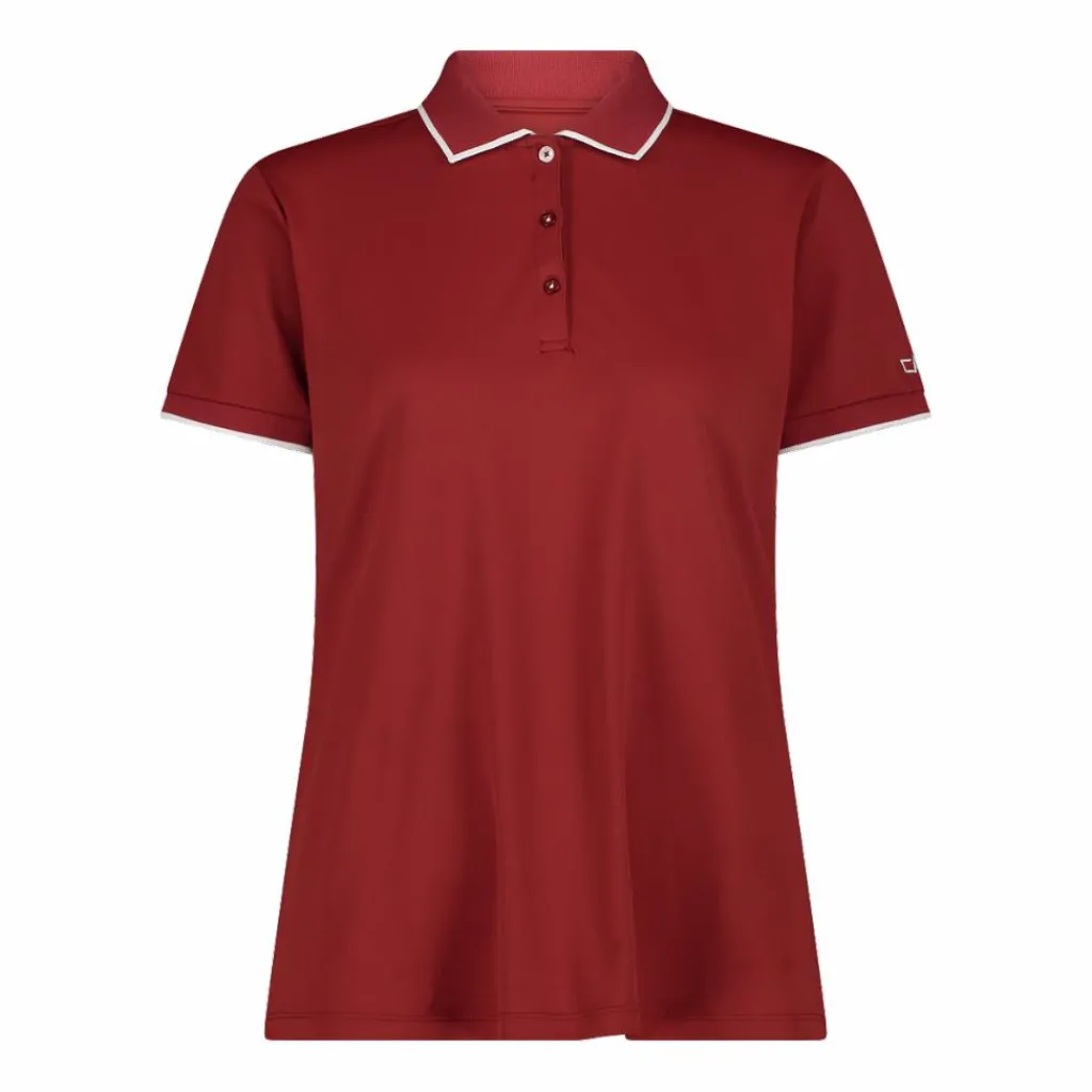 Damen-Poloshirt aus Stretch-Piqué>CMP Hot