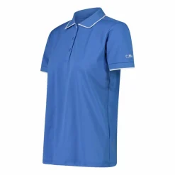 Damen-Poloshirt aus Stretch-Piqué><noscript><img width=