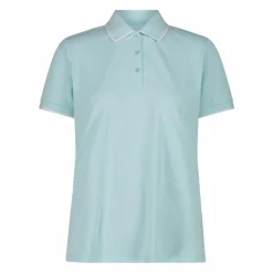 Damen-Poloshirt aus Stretch-Piqué><noscript><img width=