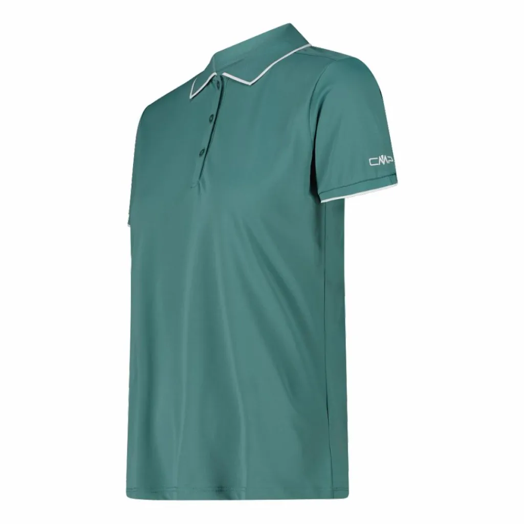 Damen-Poloshirt aus Stretch-Piqué>CMP Hot