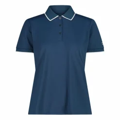 Damen-Poloshirt aus Stretch-Piqué><noscript><img width=