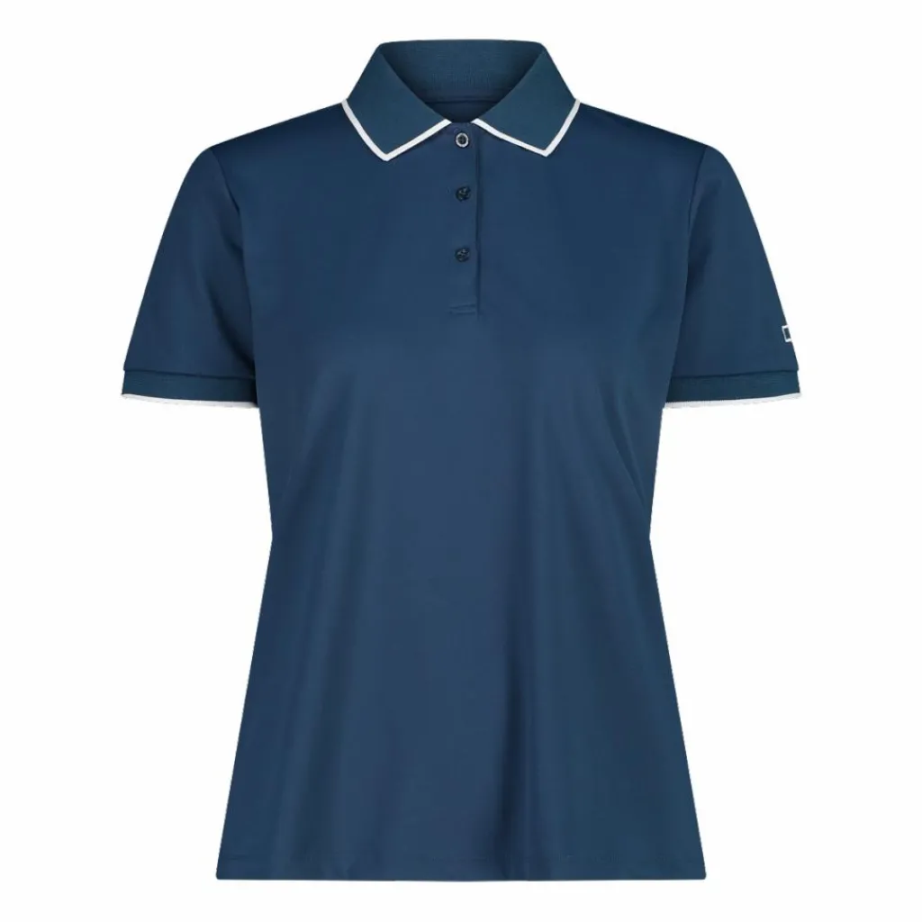 Damen-Poloshirt aus Stretch-Piqué>CMP Hot