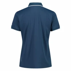 Damen-Poloshirt aus Stretch-Piqué><noscript><img width=