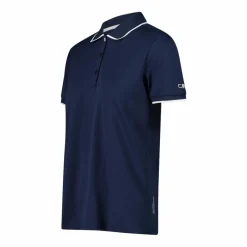 Damen-Poloshirt aus Stretch-Piqué><noscript><img width=