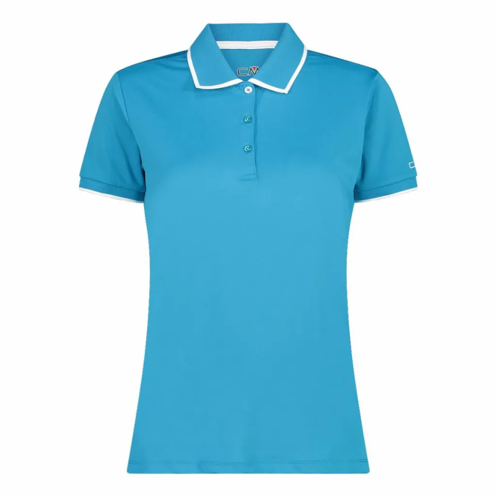 Damen-Poloshirt aus Stretch-Piqué>CMP Hot