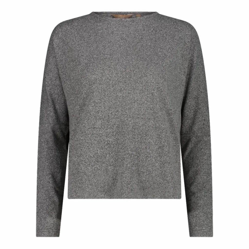 Damenpullover mit Bateau-Ausschnitt aus meliertem Jersey>CMP New