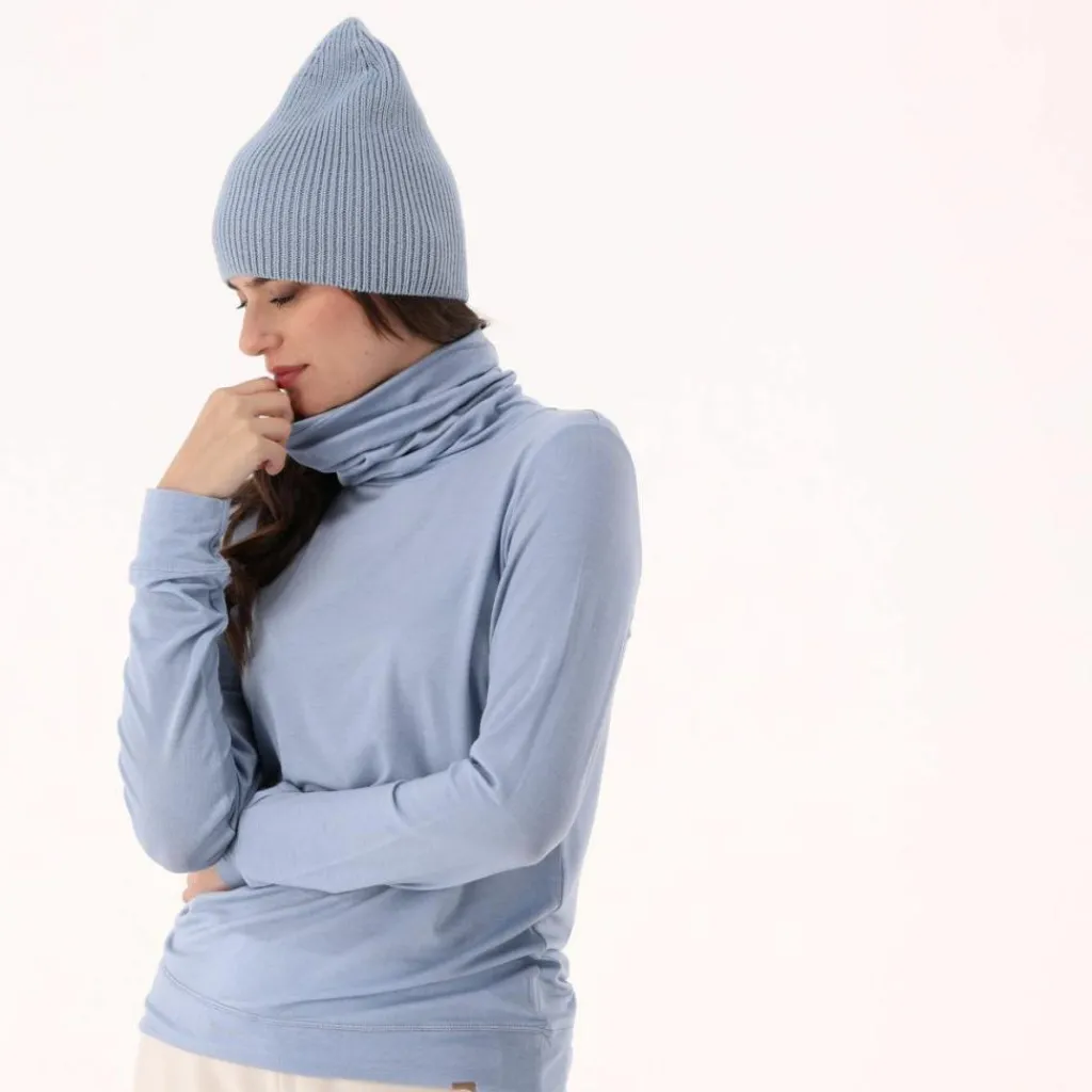 Damenpullover mit Rollkragen aus Light Tencel Merino>CMP