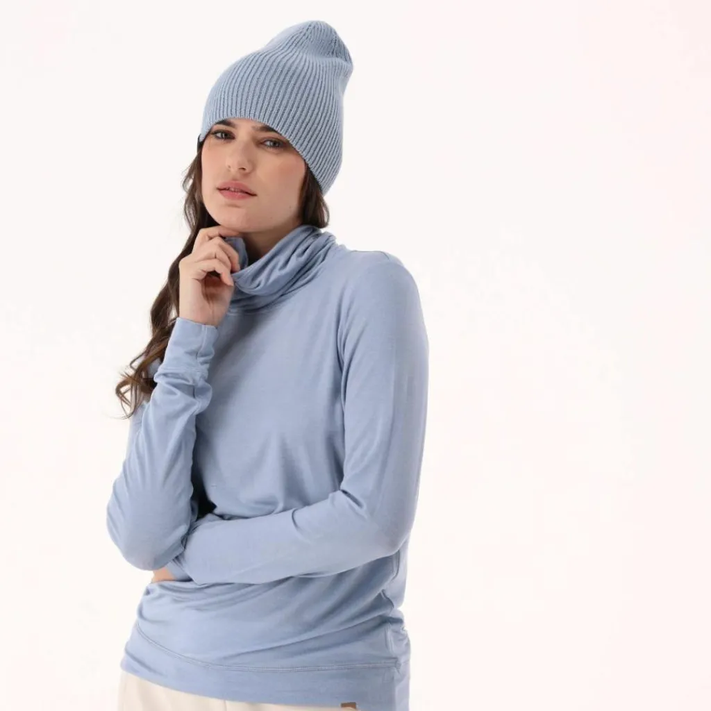 Damenpullover mit Rollkragen aus Light Tencel Merino>CMP