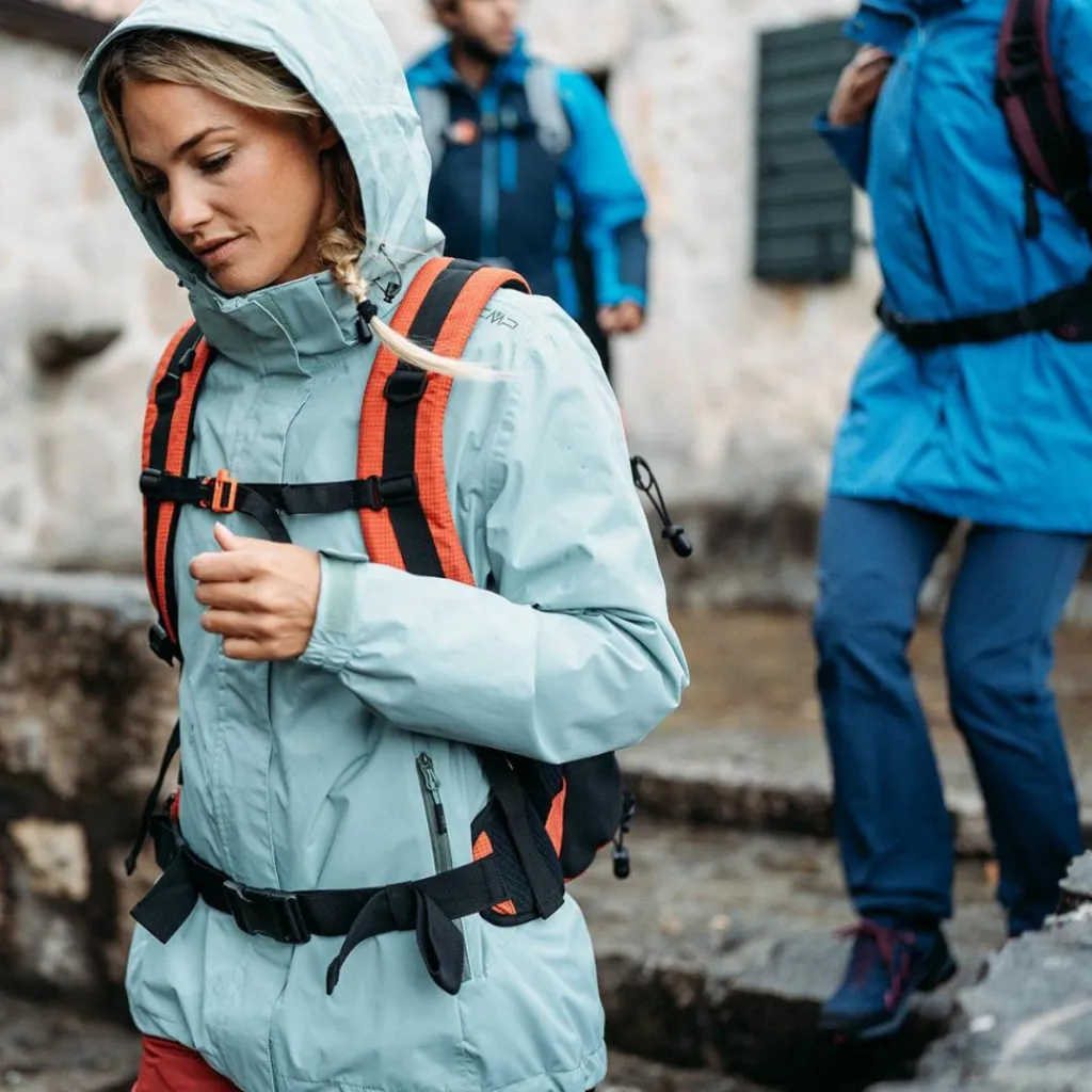 Damen-Regenjacke mit abnehmbarer Kapuze>CMP