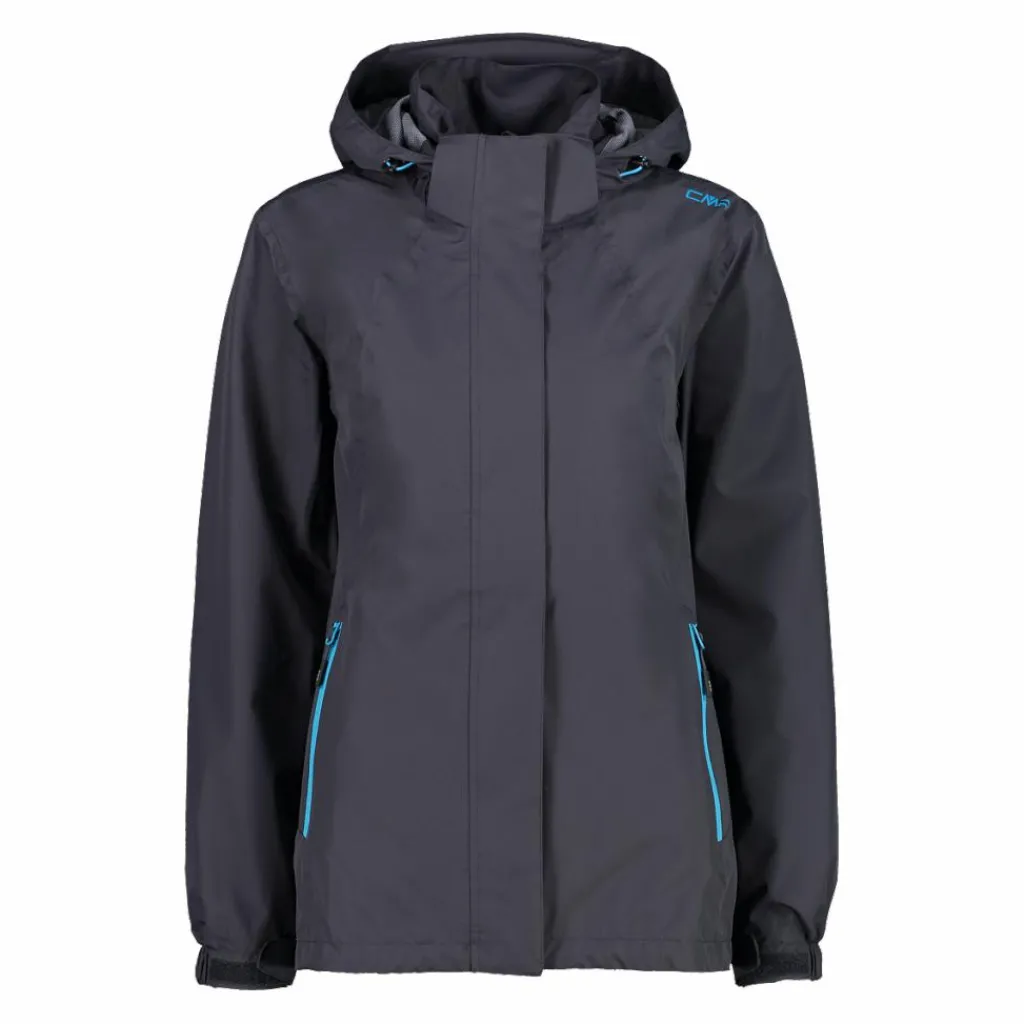 Damen-Regenjacke mit abnehmbarer Kapuze>CMP