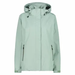 Damen-Regenjacke mit abnehmbarer Kapuze><noscript><img width=