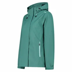 Damen-Regenjacke mit abnehmbarer Kapuze><noscript><img width=