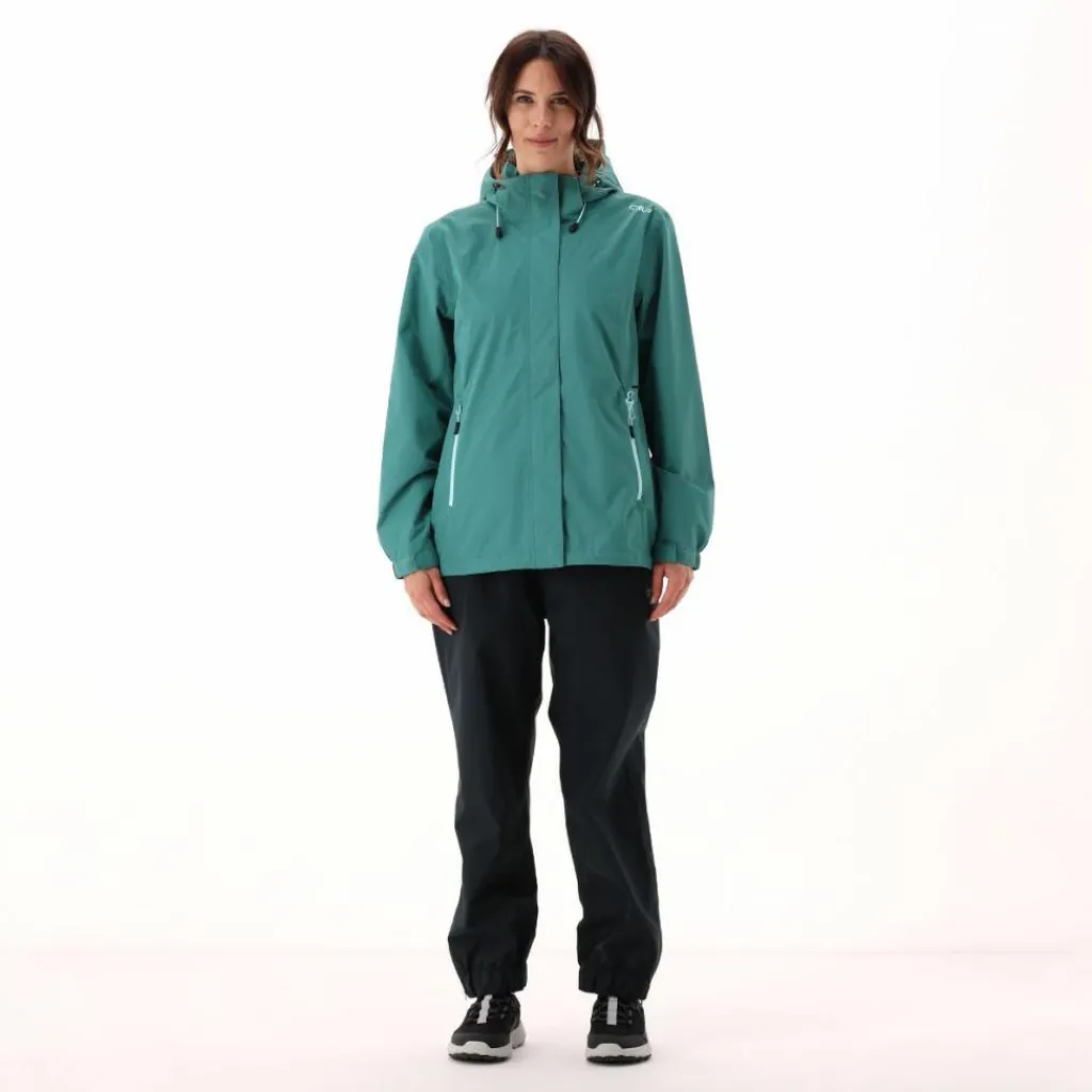 Damen-Regenjacke mit abnehmbarer Kapuze>CMP