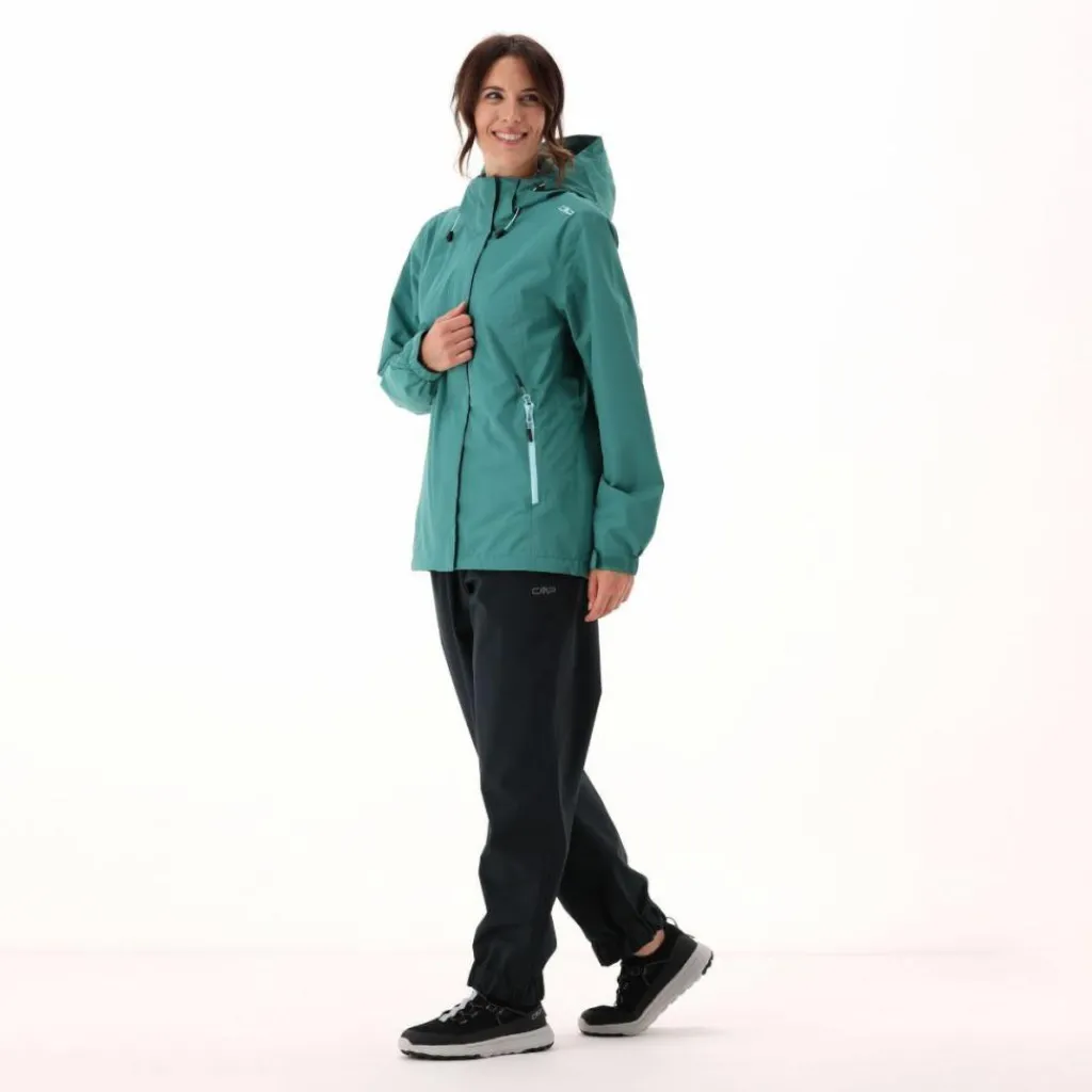 Damen-Regenjacke mit abnehmbarer Kapuze>CMP