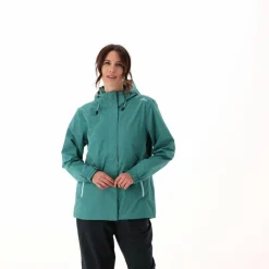 Damen-Regenjacke mit abnehmbarer Kapuze><noscript><img width=