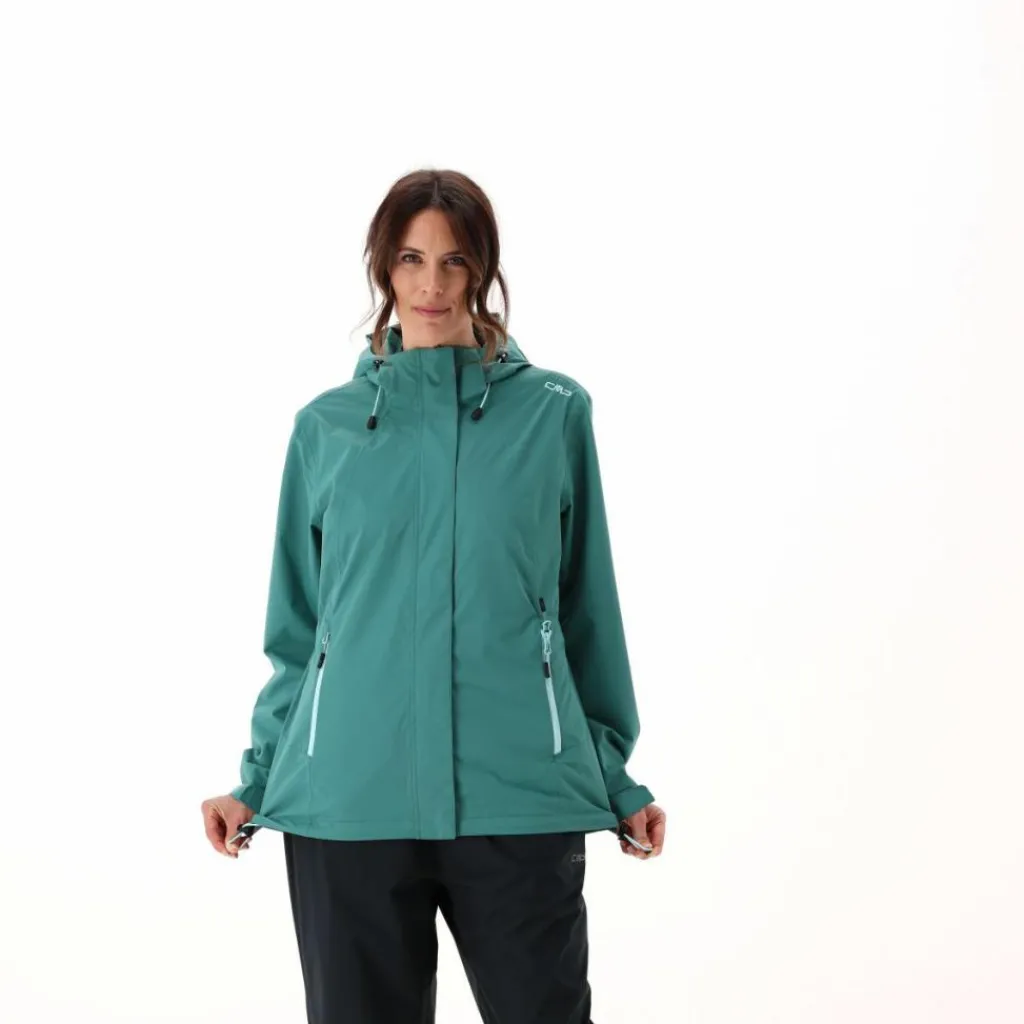 Damen-Regenjacke mit abnehmbarer Kapuze>CMP