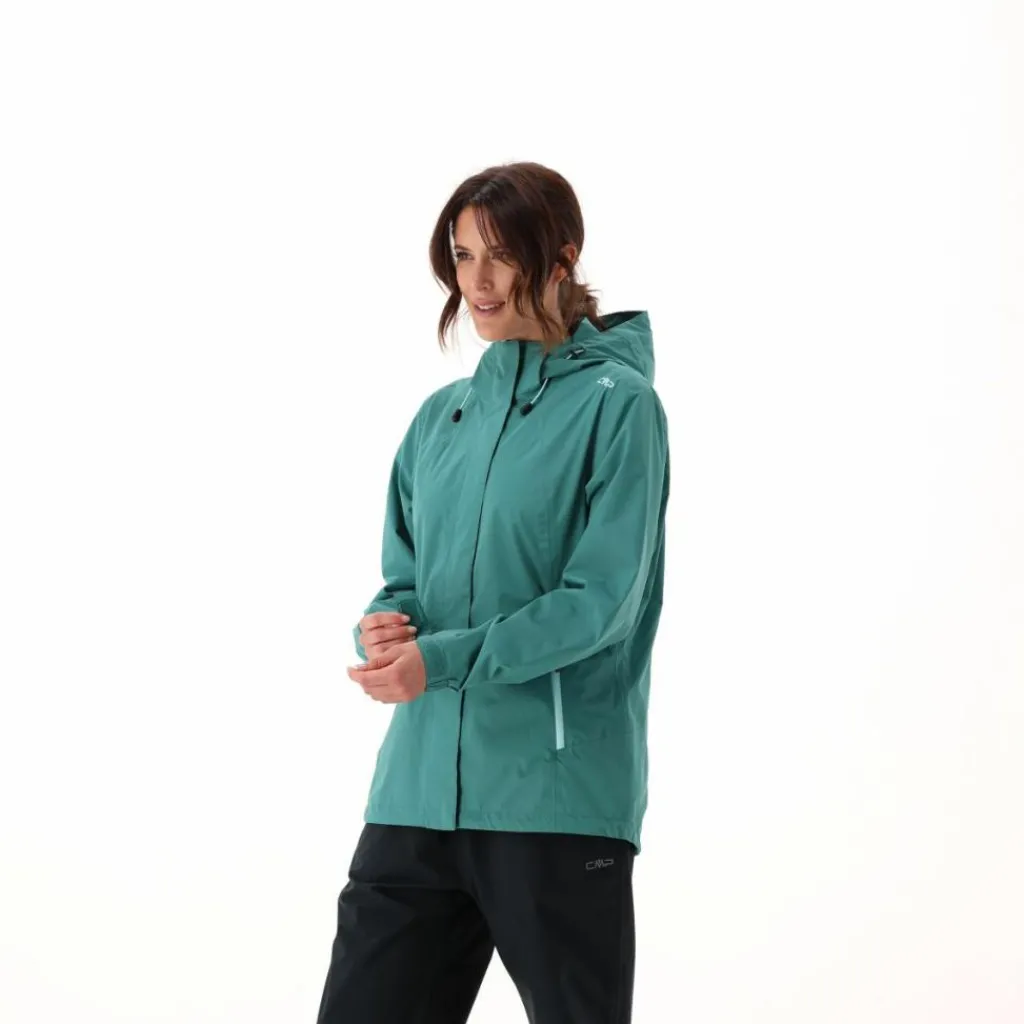 Damen-Regenjacke mit abnehmbarer Kapuze>CMP
