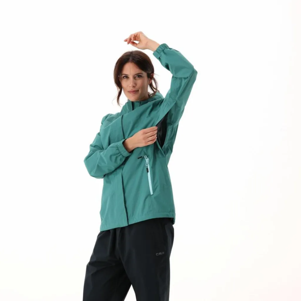 Damen-Regenjacke mit abnehmbarer Kapuze>CMP