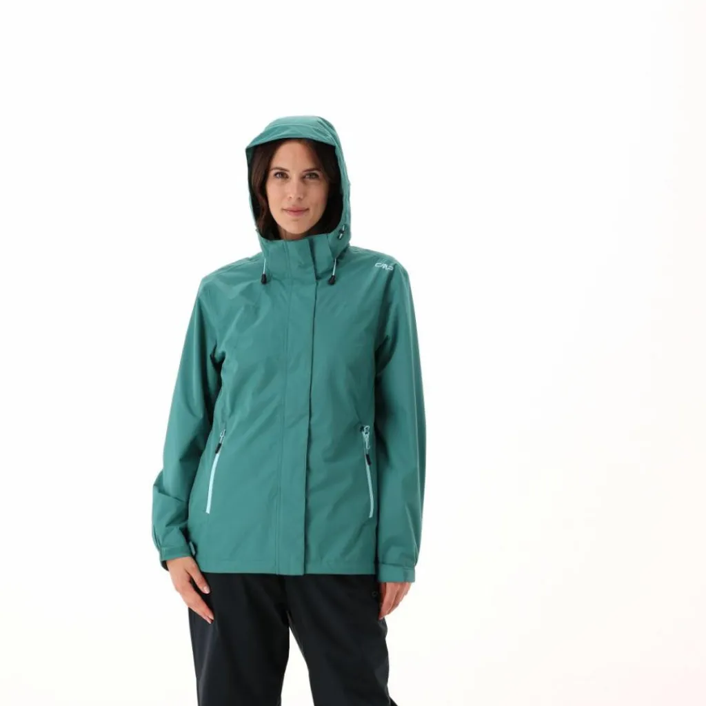 Damen-Regenjacke mit abnehmbarer Kapuze>CMP
