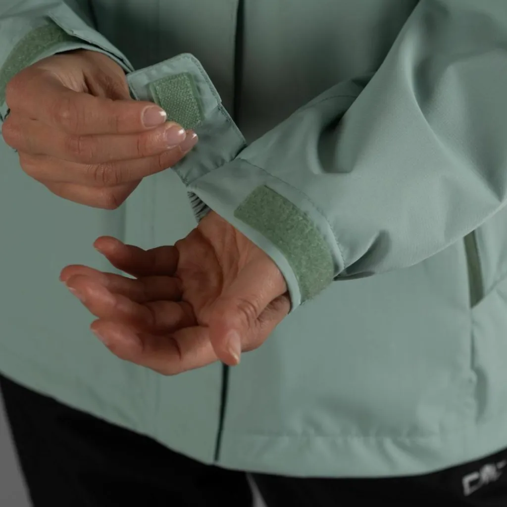 Damen-Regenjacke mit abnehmbarer Kapuze>CMP