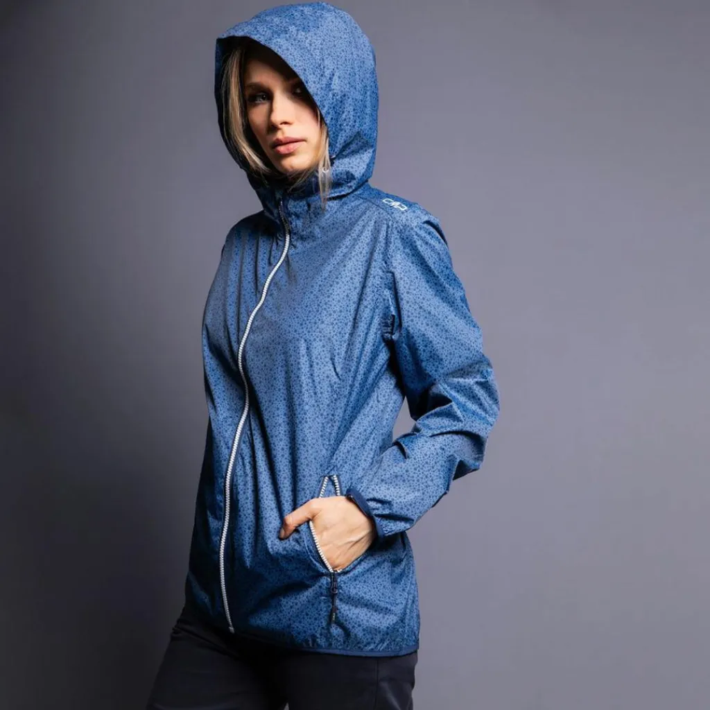 Damen-Ripstopjacke Packable Microcheck>CMP New