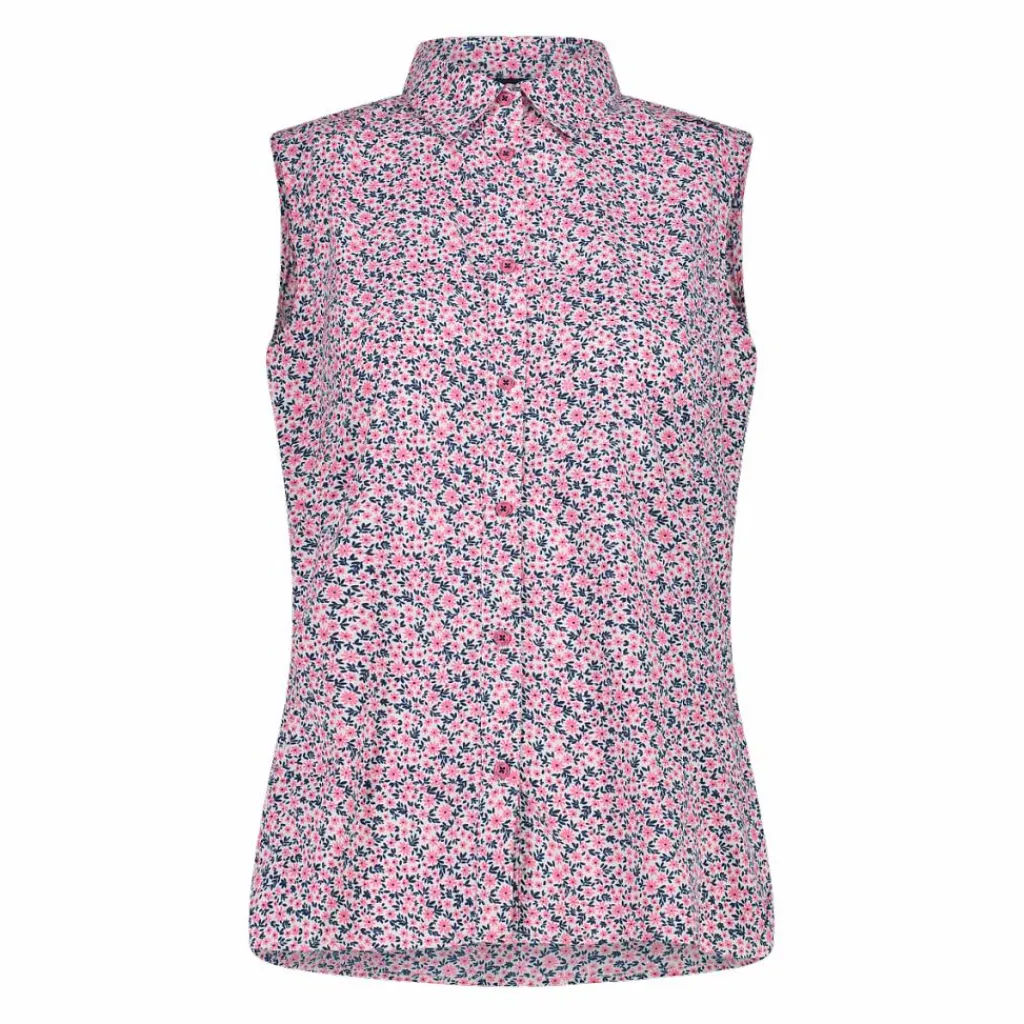 Damen-Ärmelloses Shirt mit floralem Muster>CMP Sale