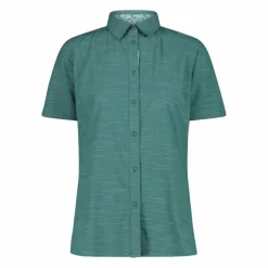 Damen-Shirt aus Baumwollmischung mit kurzen Ärmeln><noscript><img width=