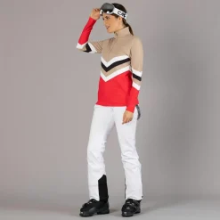 Damen-Skihose mit Trägern aus Softshell><noscript><img width=