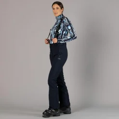 Damen-Skihose mit Trägern aus Softshell><noscript><img width=