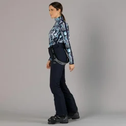 Damen-Skihose mit Trägern aus Softshell><noscript><img width=
