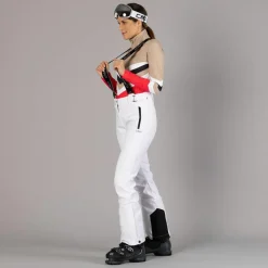 Damen-Skihose mit Trägern aus Softshell><noscript><img width=