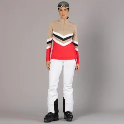 Damen-Skihose mit Trägern aus Softshell><noscript><img width=