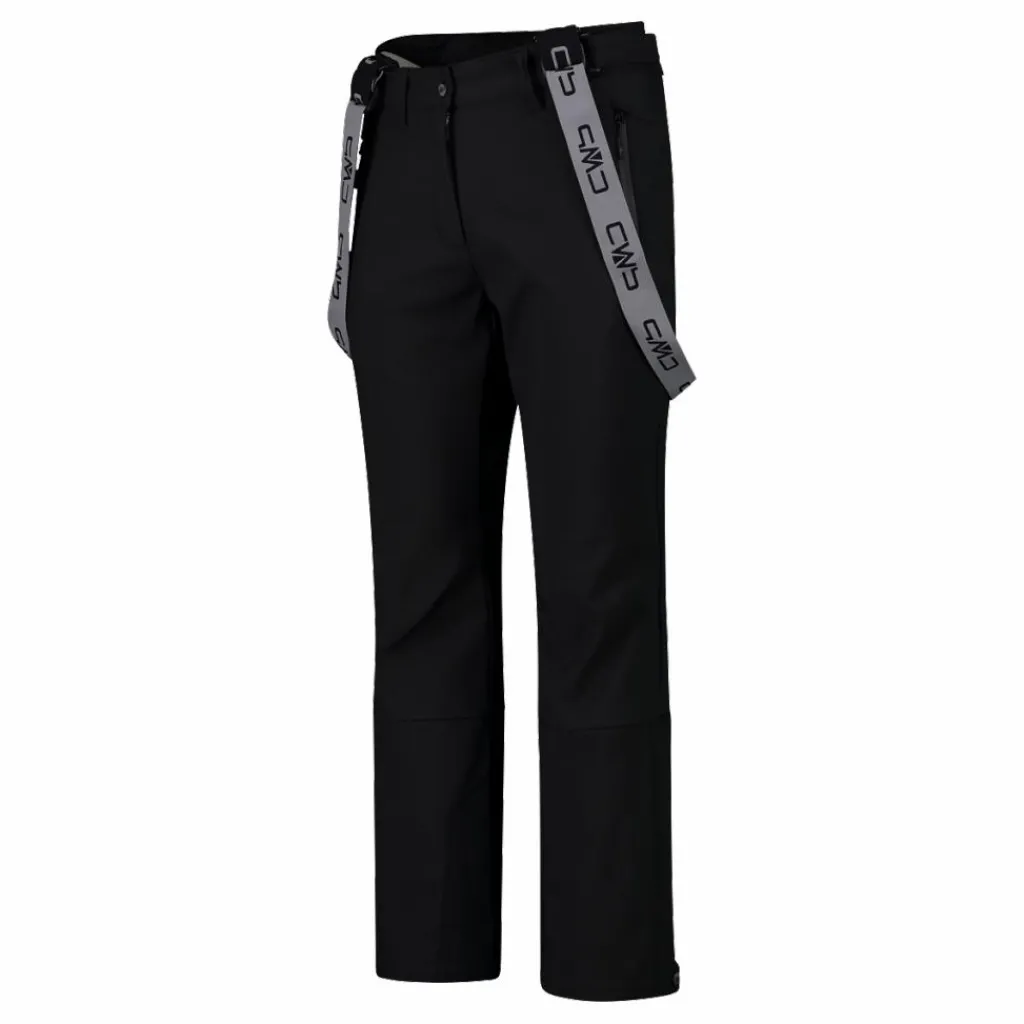 Damen-Skihose mit Trägern aus Softshell>CMP Best